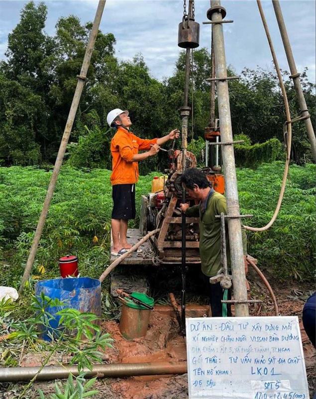 Công ty Tư vấn và Kiểm định xây dựng Tân Hưng. Xí nghiệp chăn nuôi VISSAN Bình Dương