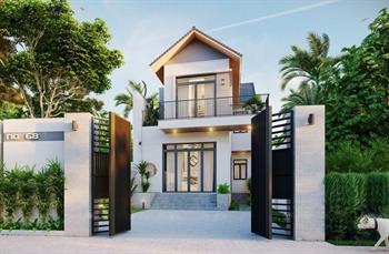 thiết kế nhà ống 2 tầng 6x17m đẹp và đa phong cách